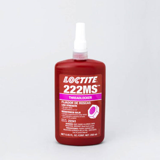 Loctite - 222MS Mil Spec Low Strength Purple Threadlocker - 250 mL