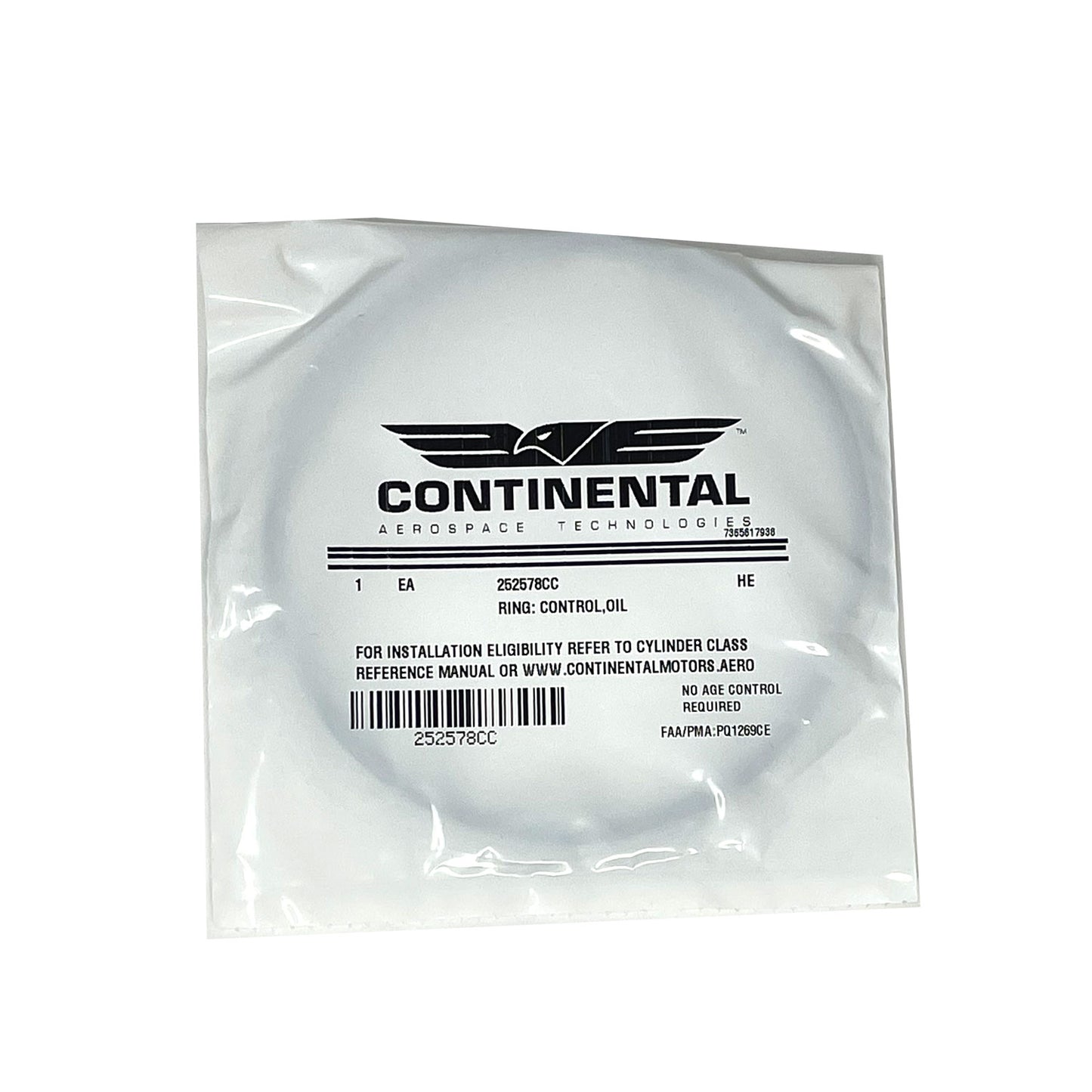 Continental - Lycoming Series Nickel Bores Compression Ring | 252578CC
