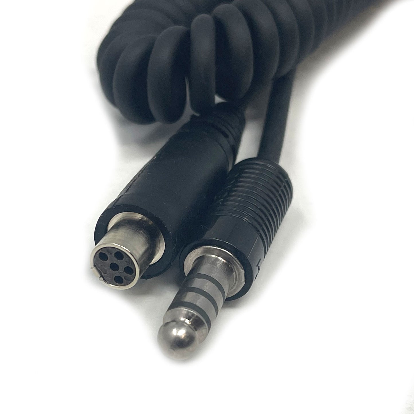 David Clark Coiled Adapter Cord with U-174/U Plug for H10-60 Headset - Part 40133G-06
