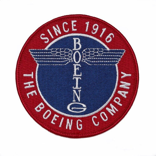 Boeing Heritage Totem Round Patch embroidered logo patch since 1916