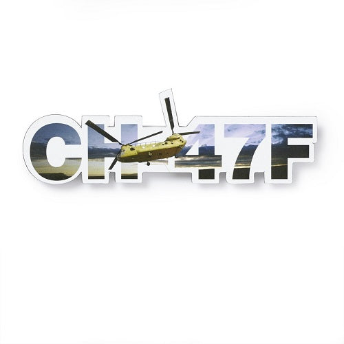 Boeing CH-47F Chinook sky magnet featuring tandem-rotor helicopter design