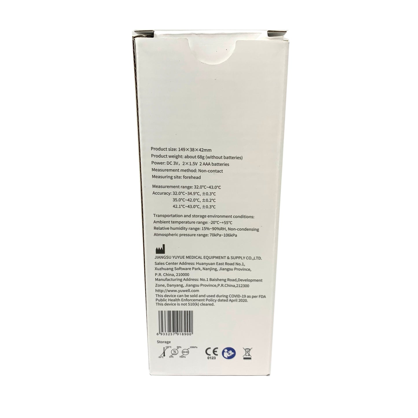 Infrared Forehead Thermometer