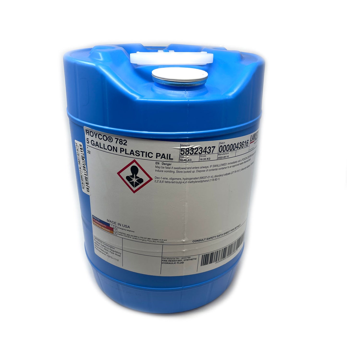 ROYCO® - 782 Synthetic Aircraft Hydraulic Fluid | MIL-PRF-83282D