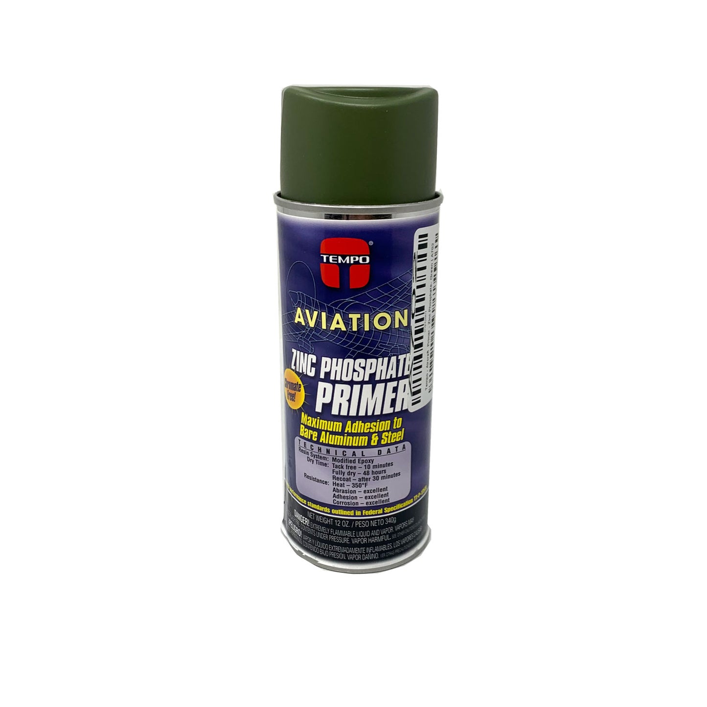 Tempo - Aircraft Primer - Zinc Phosphate- Green | A702