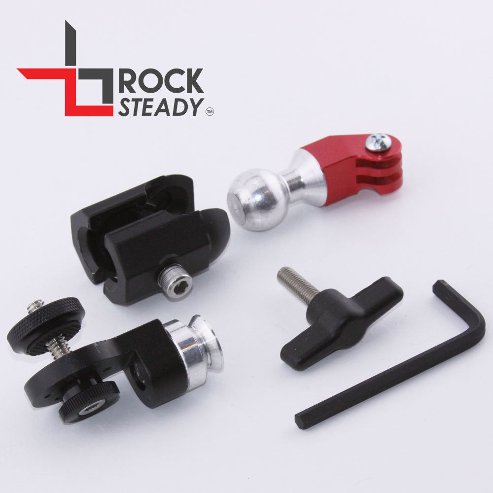Rock Steady, Ball Mount, GoPro & Garmin X/Xe, Tie Down Base W/ Dovetail