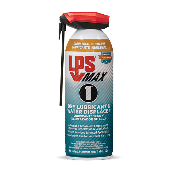 LPS 90116 MAX 1 Dry Lubricant/Water Displacer, 11oz. Net Aerosol LPS 90116 MAX 1 Dry Lubricant/Water Displacer, 11oz. Net Aerosol