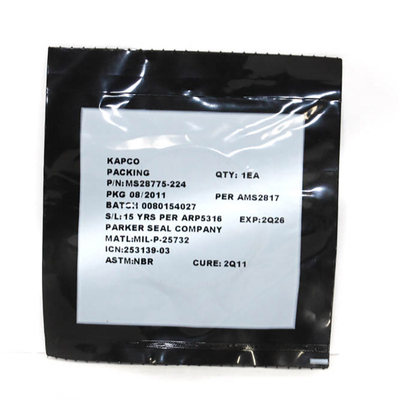 MS28775-224 Nitrile Aircraft Packing / O-Ring 5330-00-316-3406