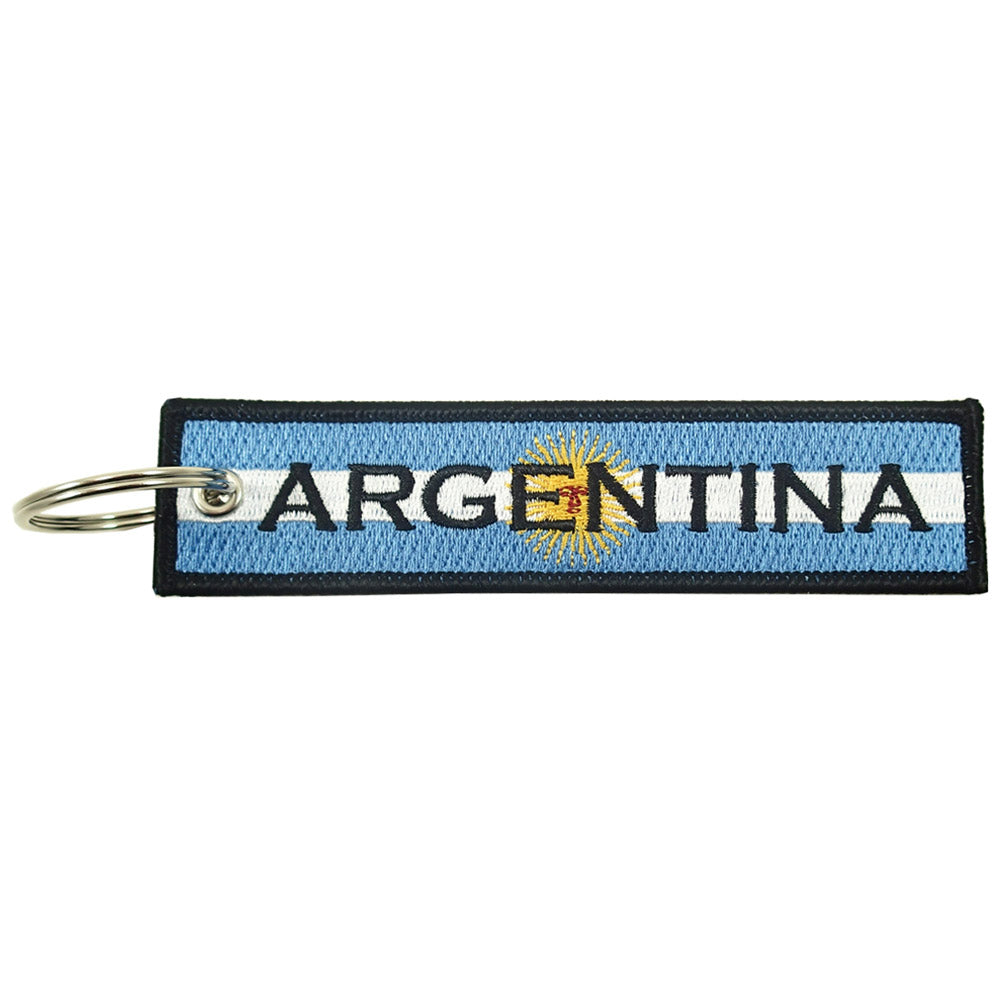 Embroidered Keychain, Argentina