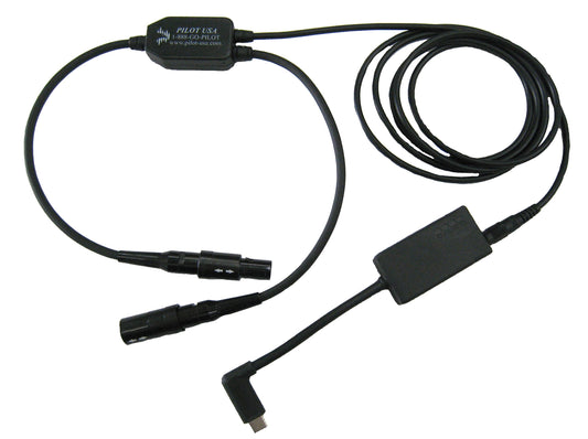 Pilot USA PA-80B/HERO5 GoPro Audio Recorder Adapter
