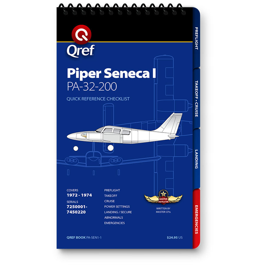 Qref - Piper Seneca I Qref Book | PA-SEN1-1