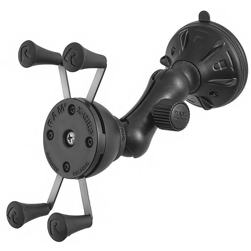Ram - Composite Twist Lock Suction Cup Mount With Universal X-Grip Cell/Iphone Holder | RAP-B-166-2-UN7U