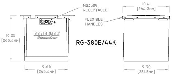 Concorde - Turbine Starting Aircraft Battery, 24v | RG380E44K