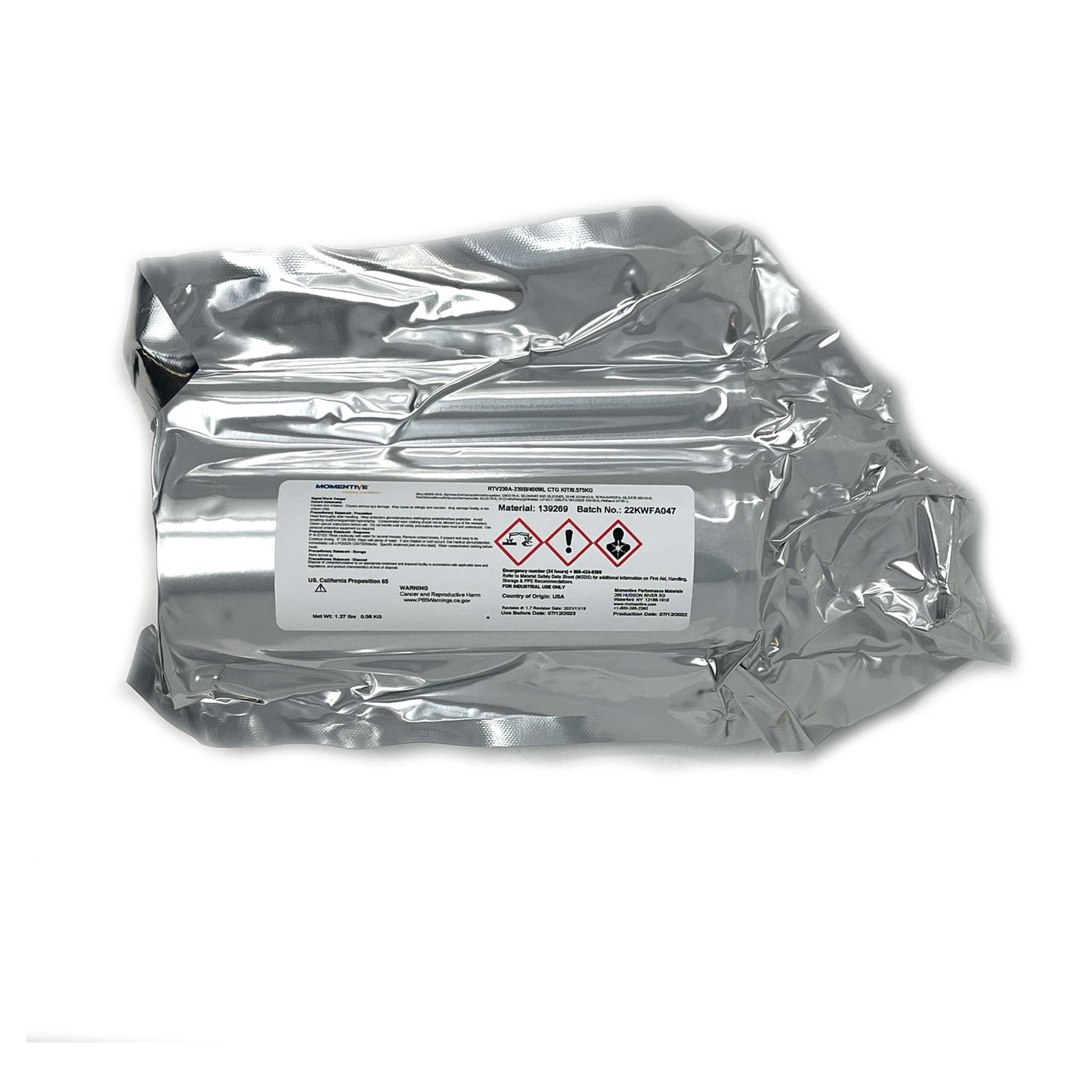 Momentive - RTV 230 A/B SnapSil White Silicone Adhesive 400mL