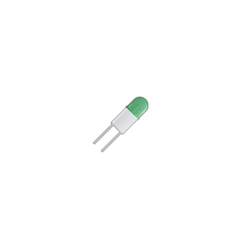 Technical drawing of Wamco 6839BPE-05 subminiature aircraft lamp with T1 envelope and BPE base
