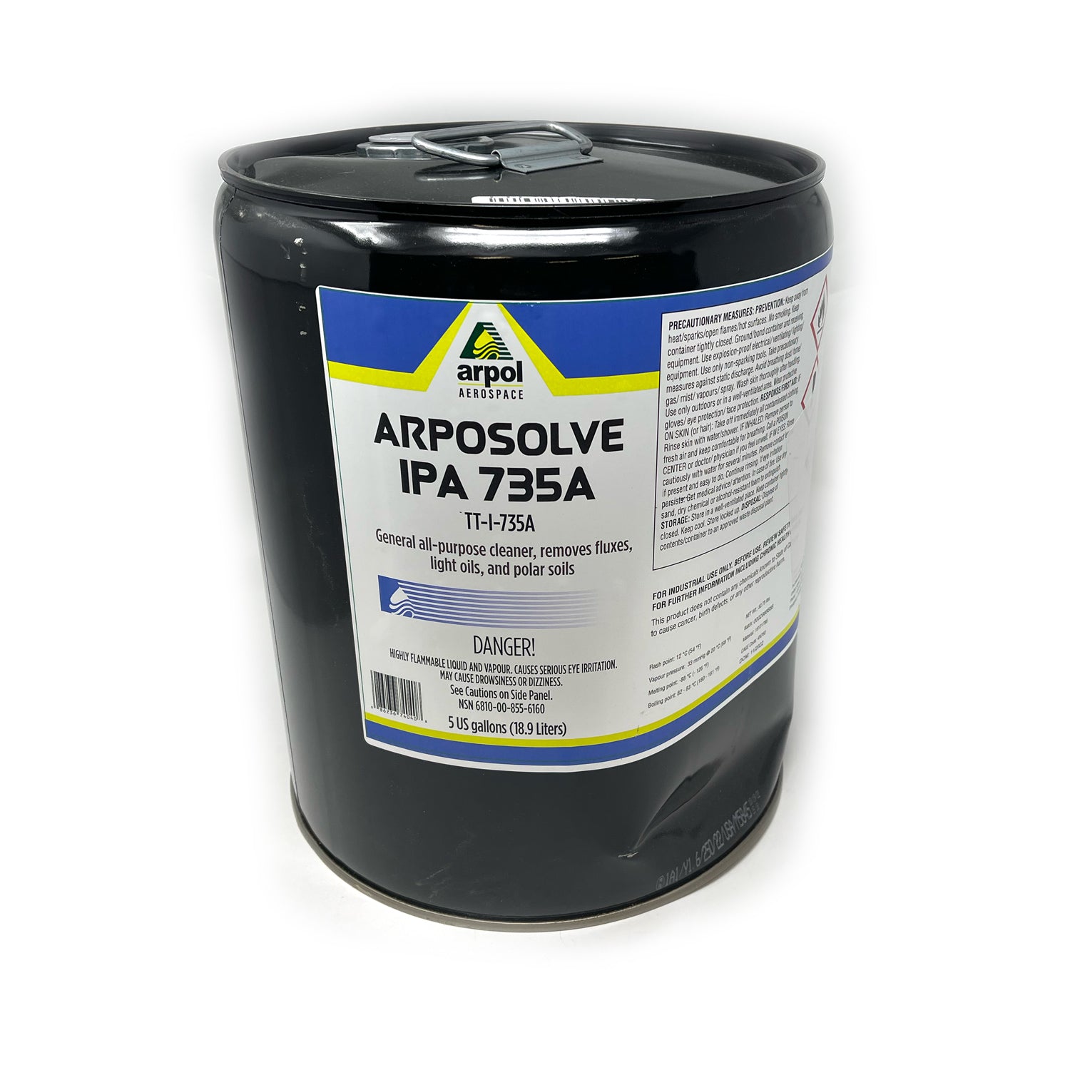Isopropyl Alcohol, 5 Gallon | MIL TT-I-735A | TTI735A-5GL – Pilots
