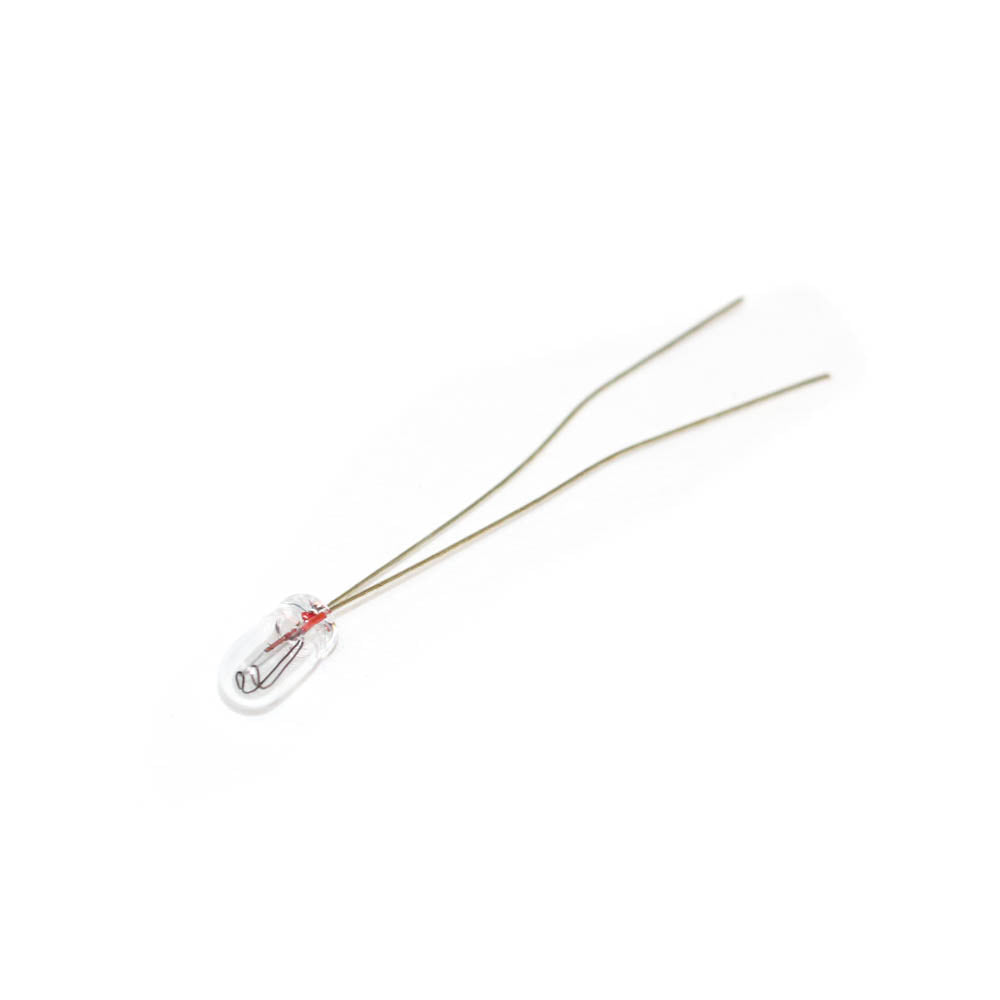Wamco 6838 subminiature aircraft lamp with T1 envelope, WT base, and 28V 24mA output