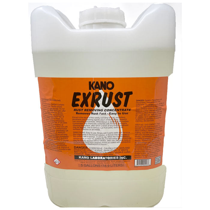Kano Exrust Industrial Strength Rust Remover 5 Gallon Container