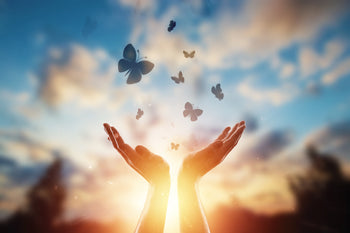 AeroAngel crew and family beside a private jet, providing life-saving flights for children.