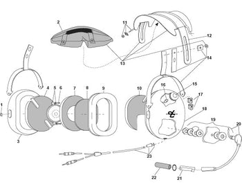 David Clark H10-13.4 Headset Parts Guide & Illustrated Catalog
