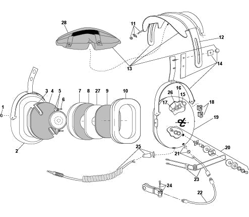 David Clark H10-76 Headset Parts Guide & Illustrated Catalog