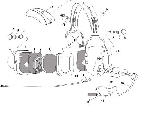 David Clark H20-10X Headset Parts Guide & Illustrated Catalog