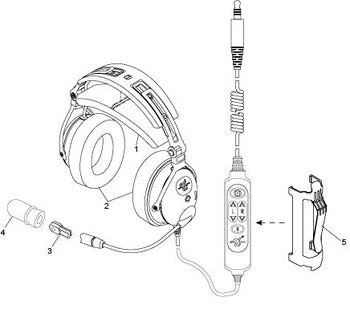 David Clark DC ONE-XH Headset Parts Guide & Illustrated Catalog