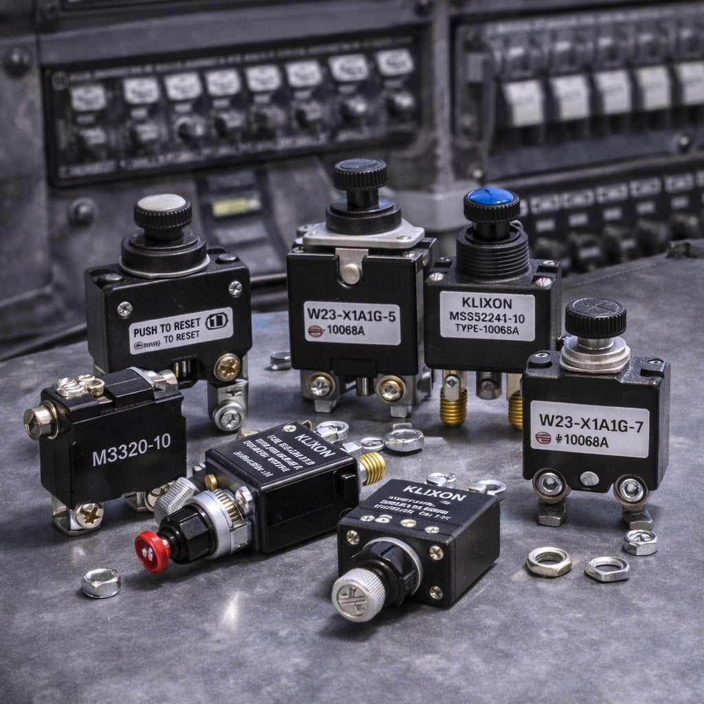 AI Generated Aircraft Circuit Breakers Collection Image