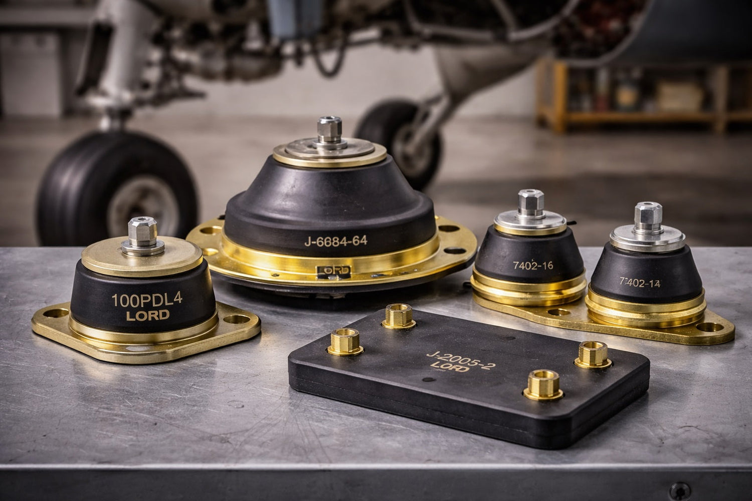 AI Generated Aircraft Engine Mounts Collection Image