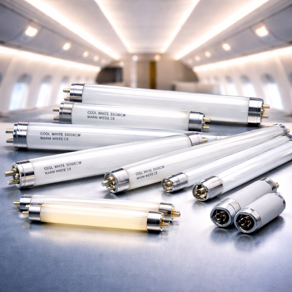 AI Generated Aircraft Fluorescent Lamps Collection Image