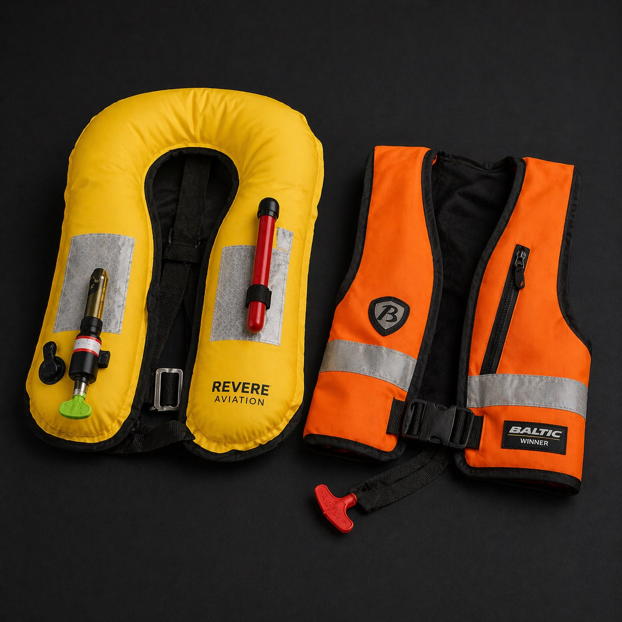 AI Generated Aircraft Life Vests Collection Image