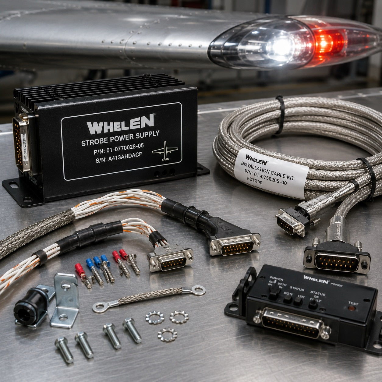 AI GeneratedAircraft Lighting Power Supplies Collection Image 