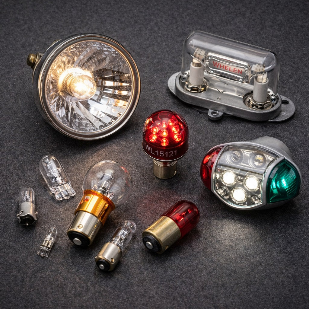 AI Generated Aircraft Lights Collection Image