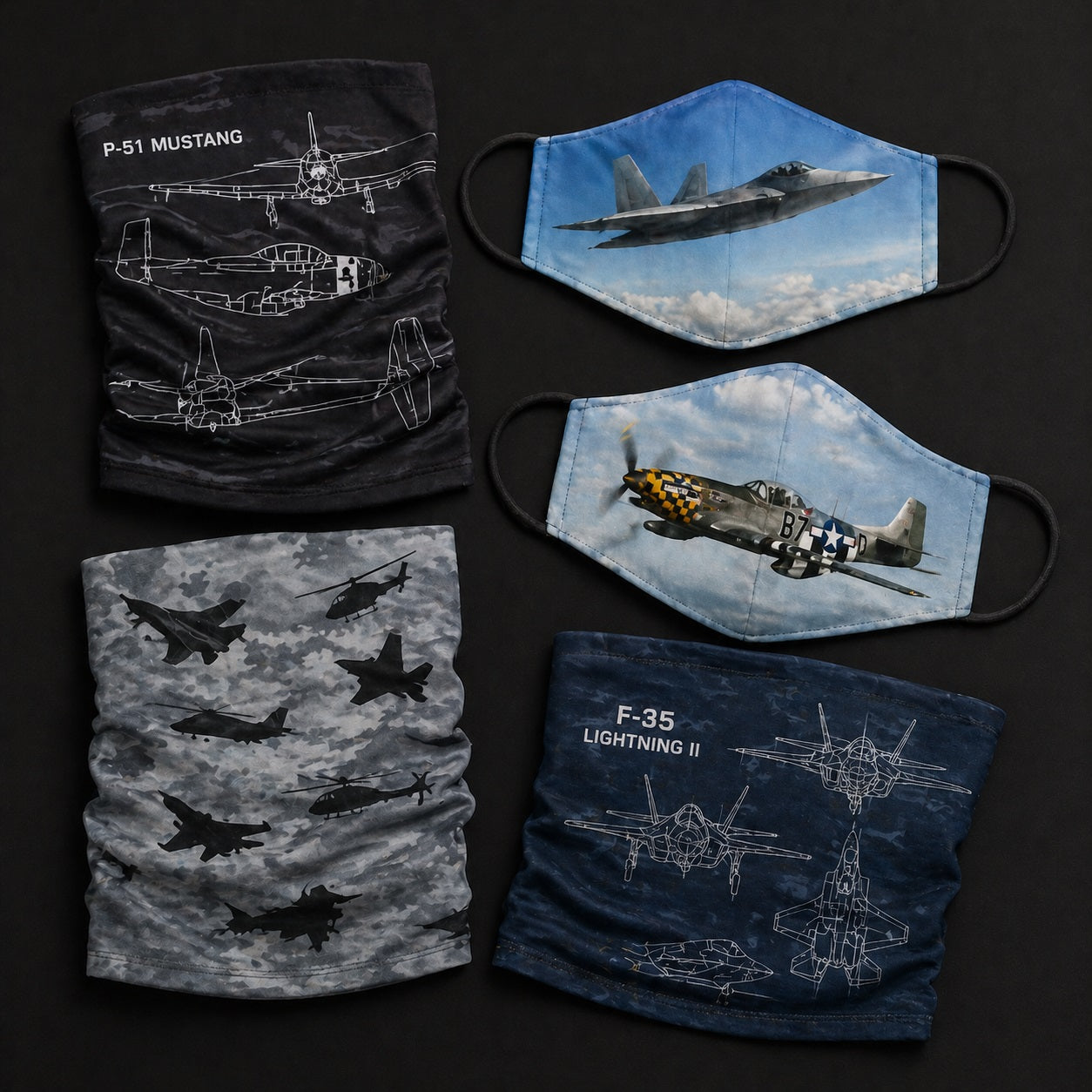 AI Generated Aviation Face Coverings Collection Image