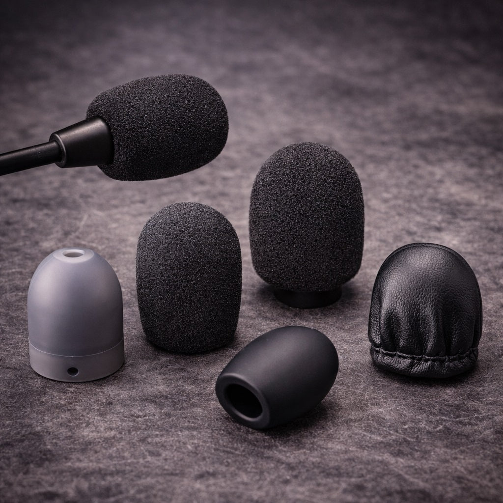 AI Generated Aviation Headset Mic Covers Collection Image