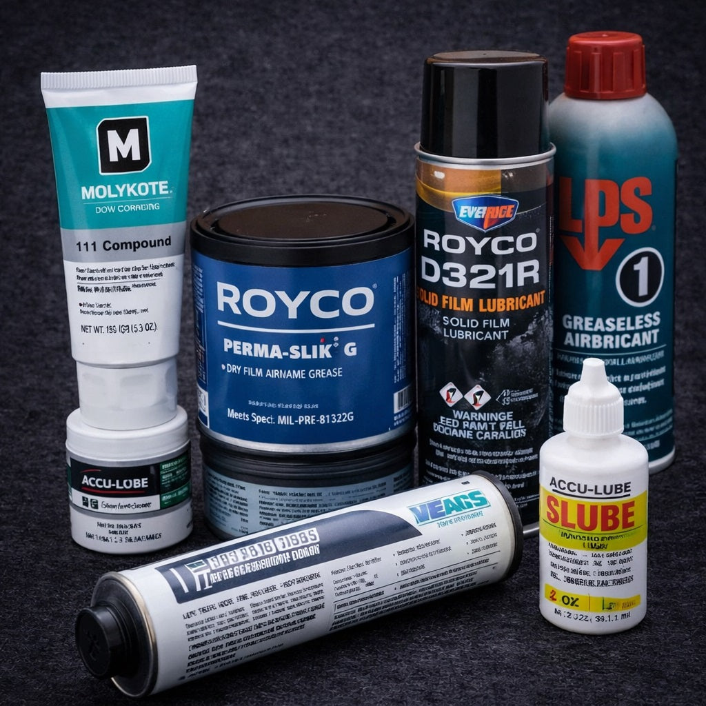 AI Generated Aviation Lubricants Collection Image