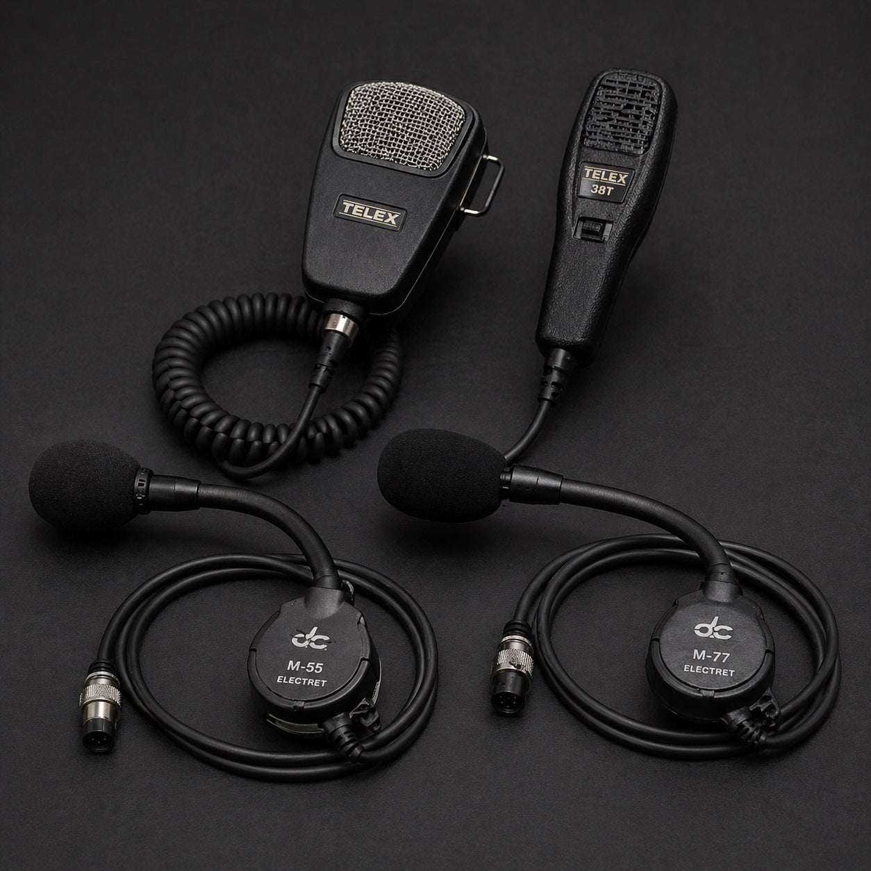 AI Generated Aviation Microphones Collection Image