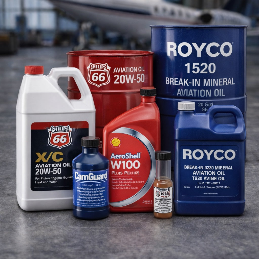 AI Generated Aviation Oil Collection Image
