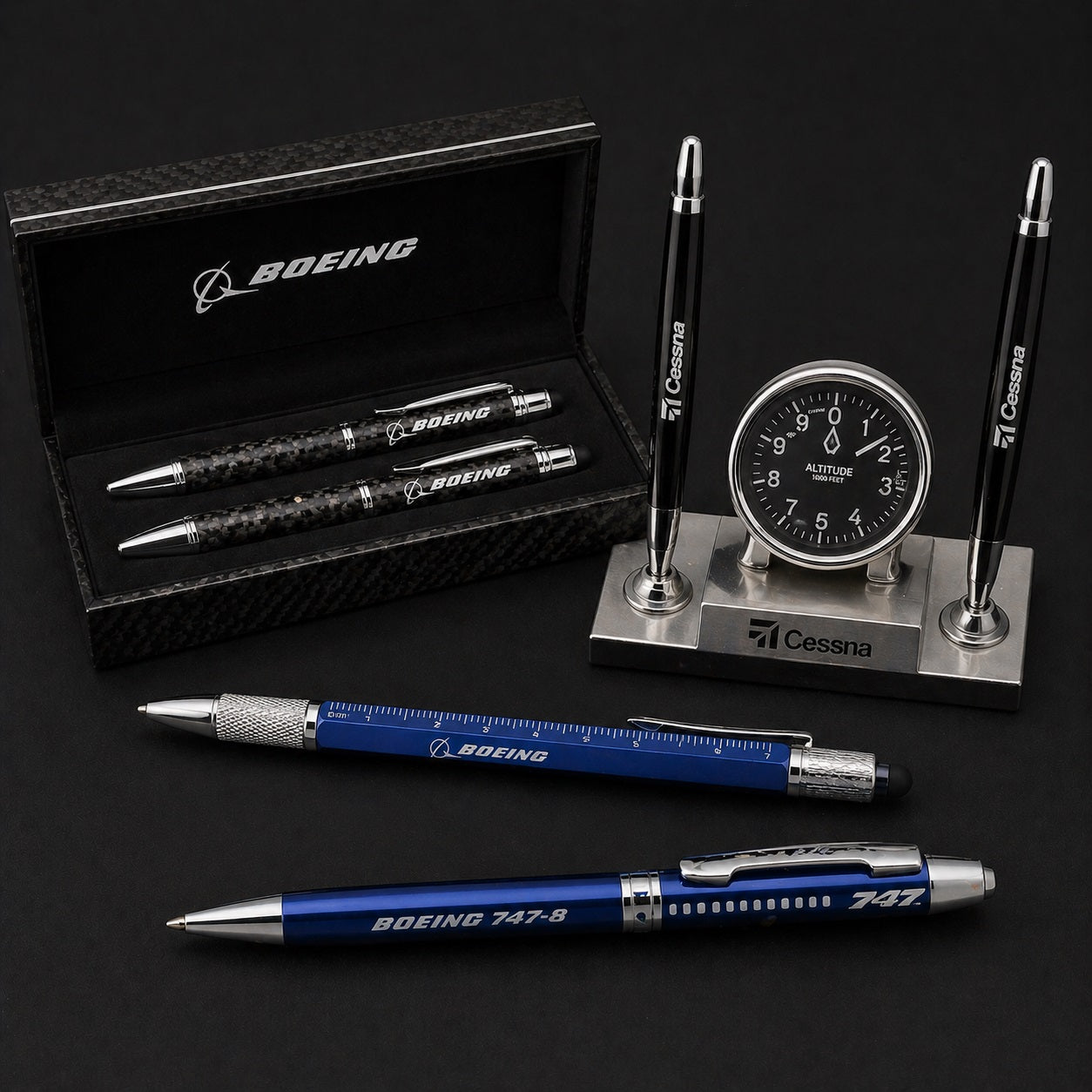 AI Generated Aviation Pens Collection Image