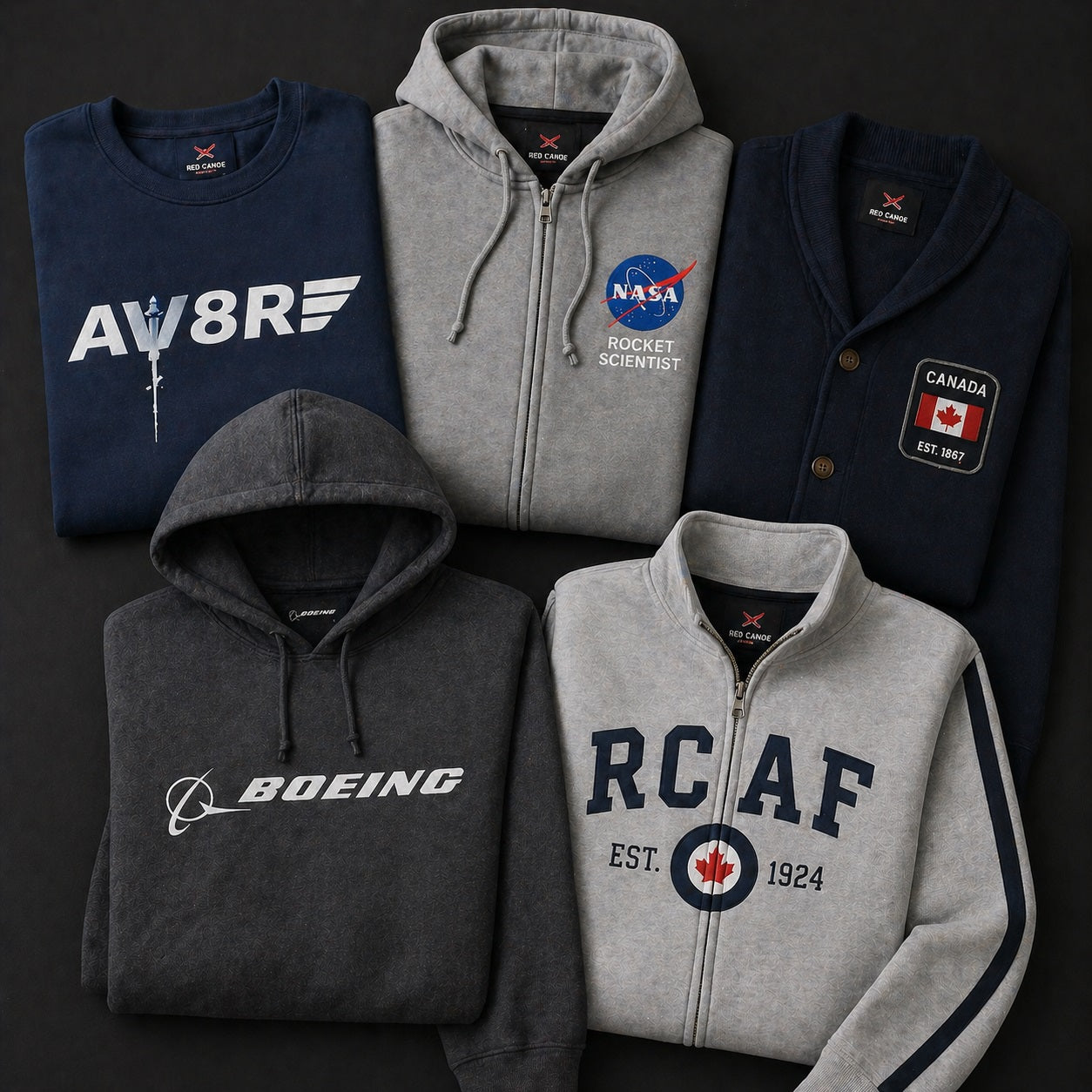 AI Generated Aviation Sweat Shirts Collection Image 