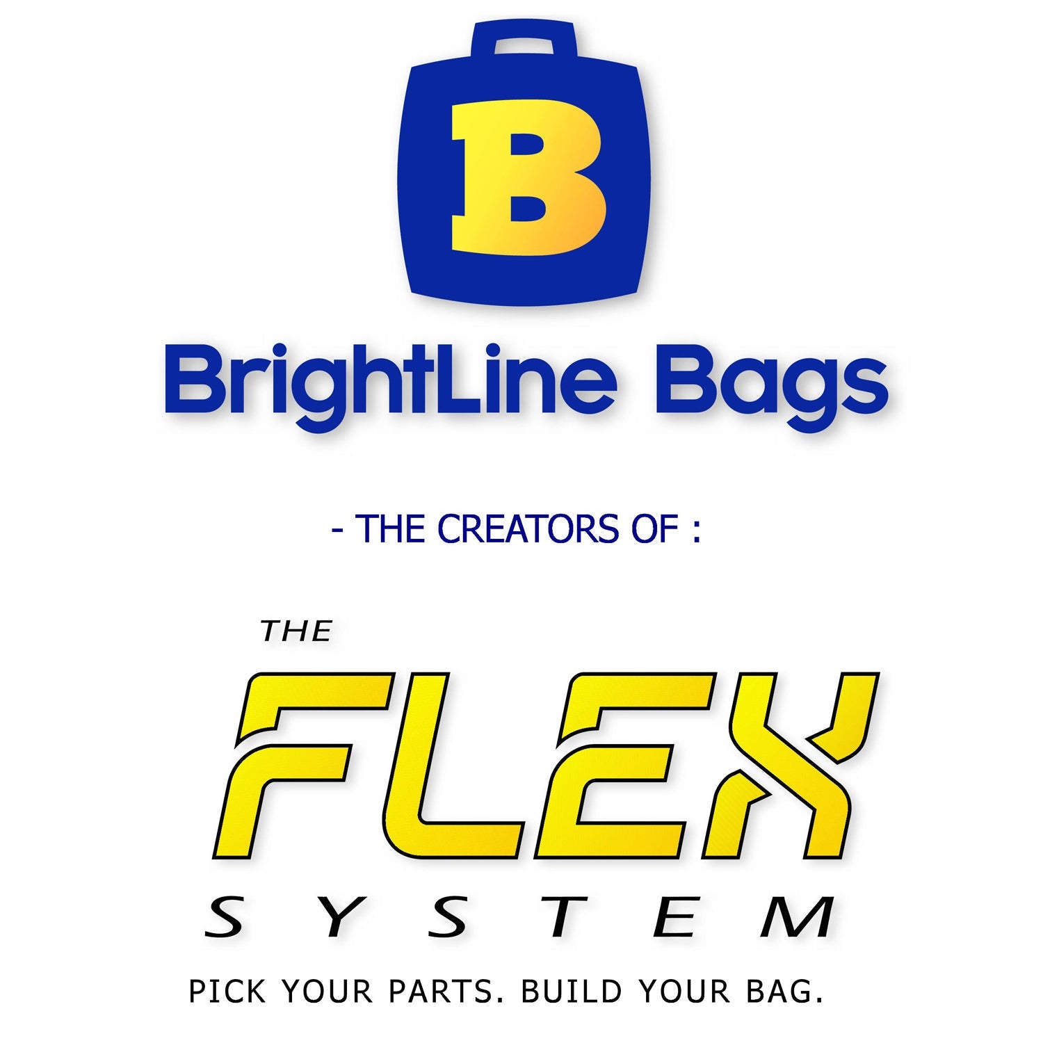 BrightLine Bags® Logo – Creators of the FLEX System® Modular Bag Platform