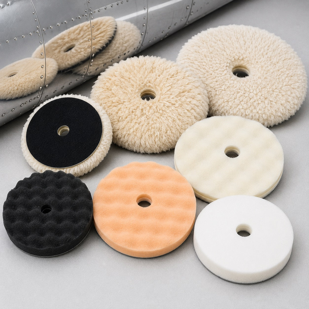 AI Generated Buffing Pads Collection Image