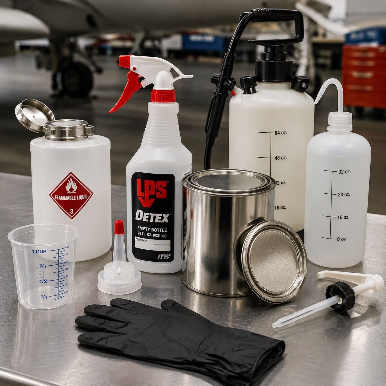 AI Generated Chemical Containers and Dispensers Collection Image