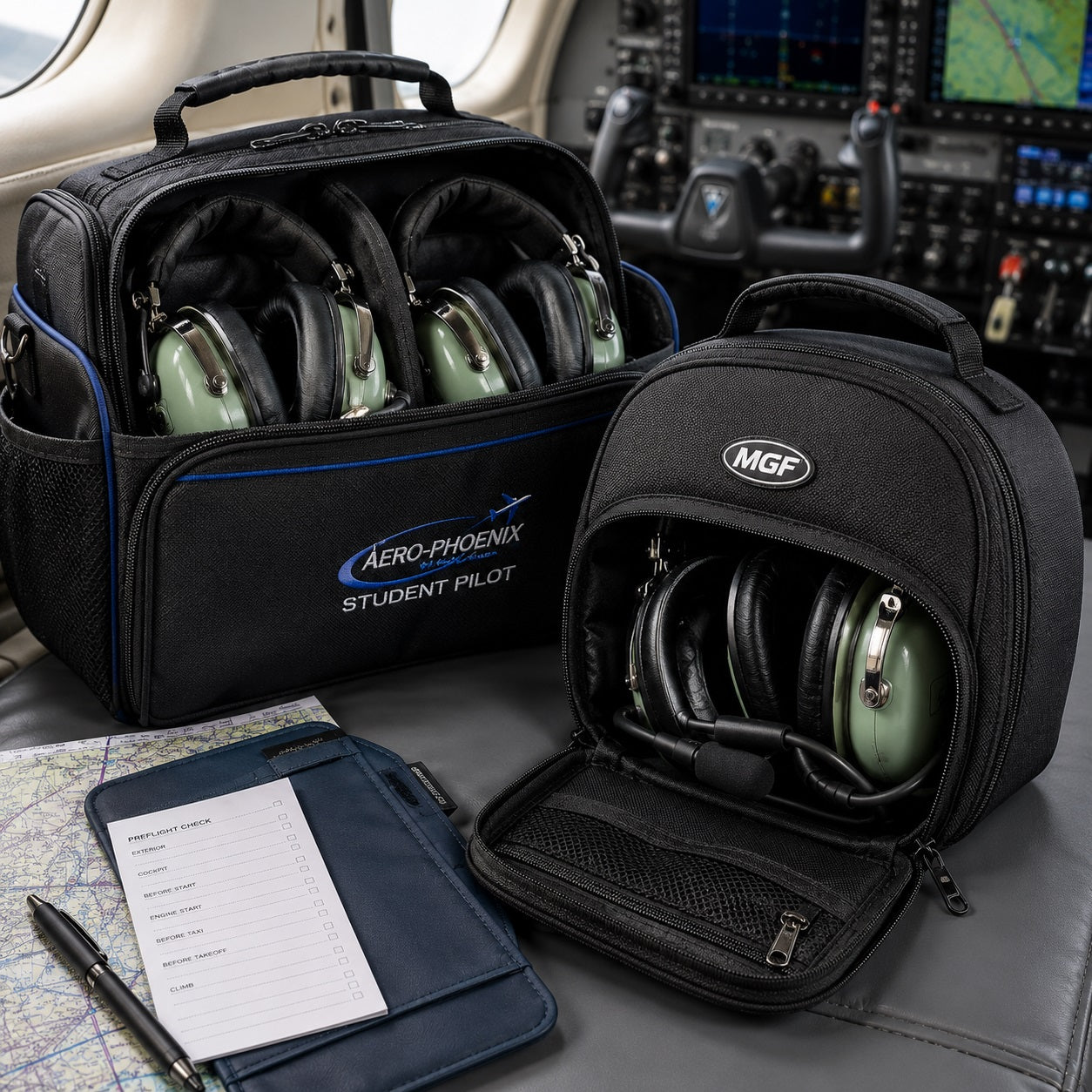 AI Generated Headset Bags Collection Image