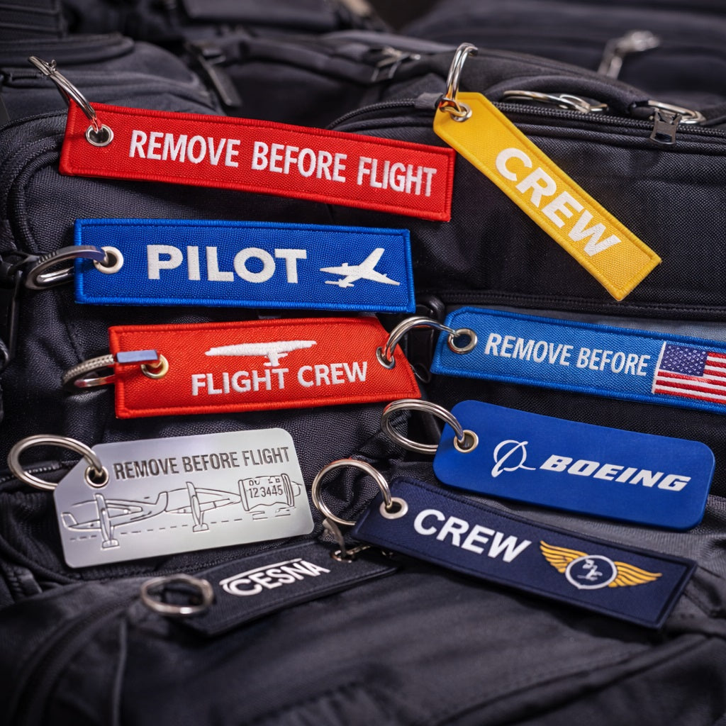AI Generated Luggage and ID Tags Collection Image