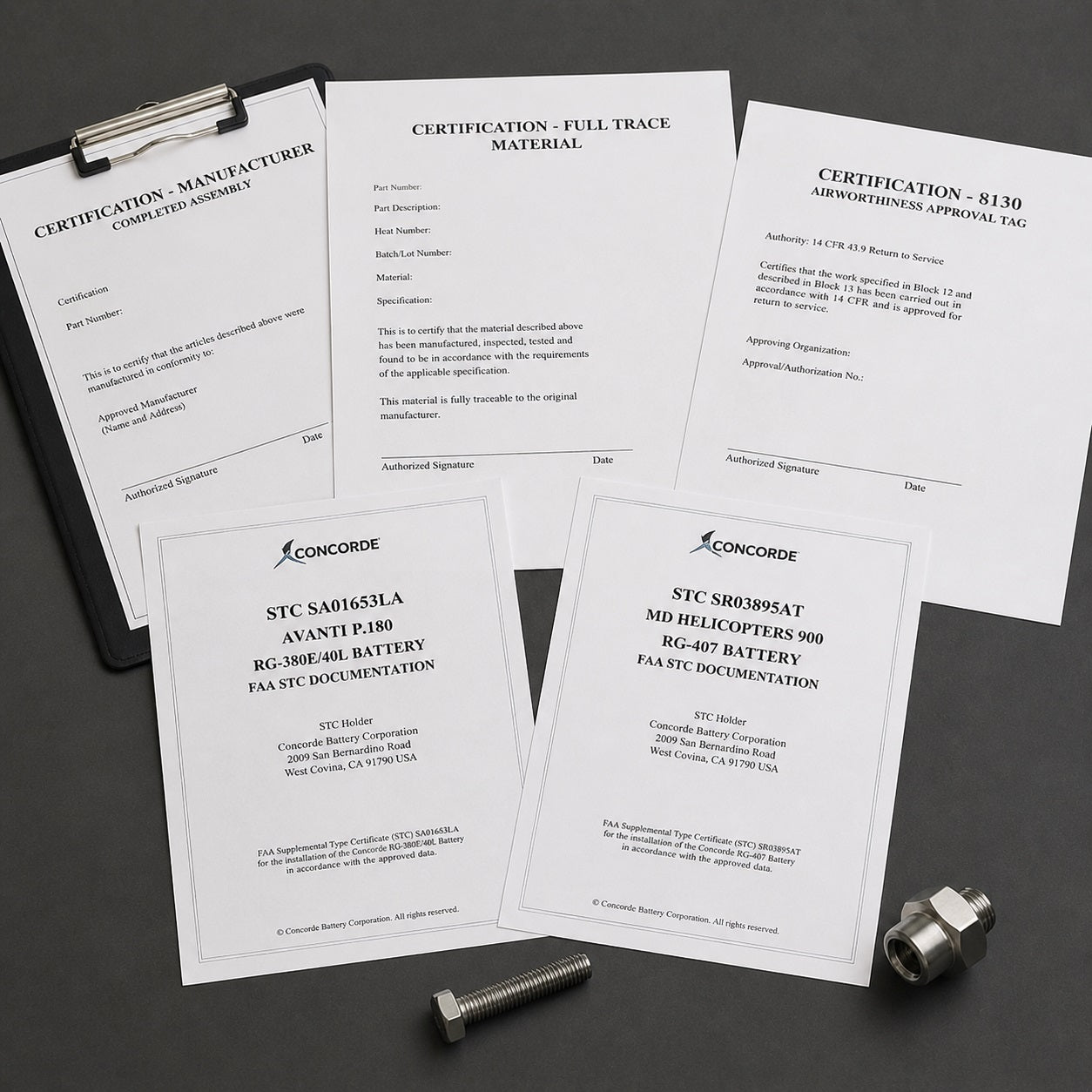 AI Generated Material Certifications Collection Image