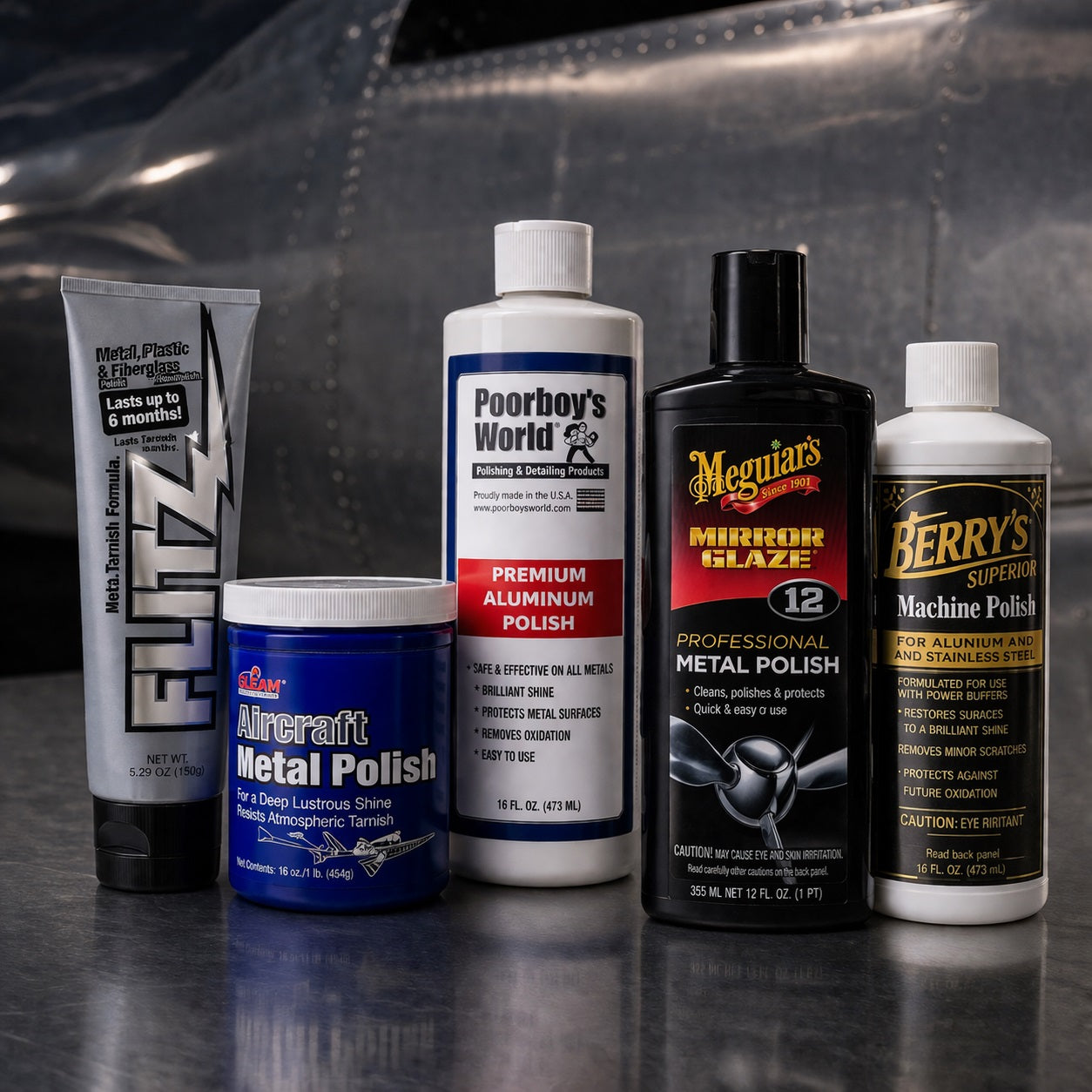 AI Generated Metal Polishes Collection Image