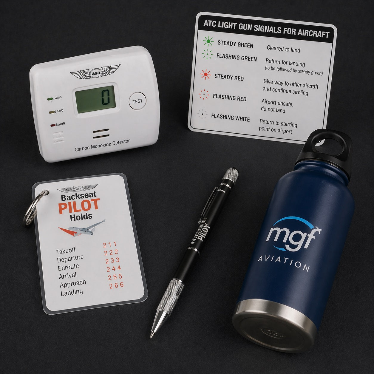 AI Generated Misc. Pilot Supplies Collection Image