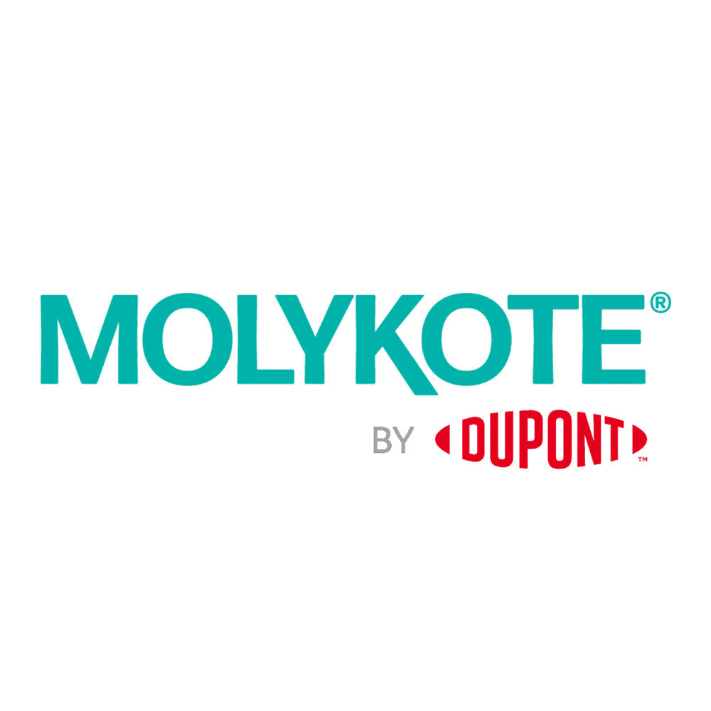 MOLYKOTE® logo, trusted brand for specialty lubricants and high-performance greases