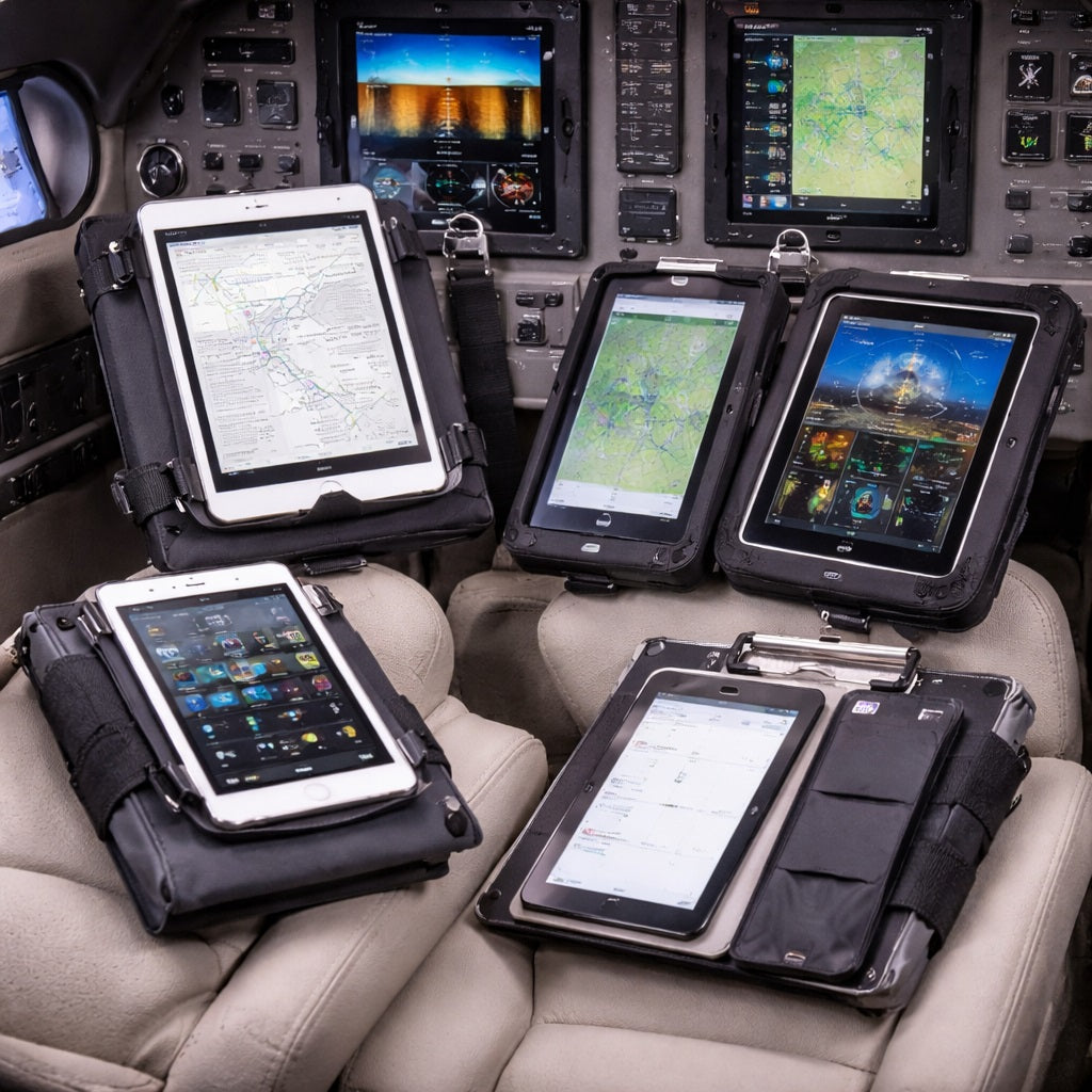 AI Generated Pilot Tablet Kneeboards Collection Image