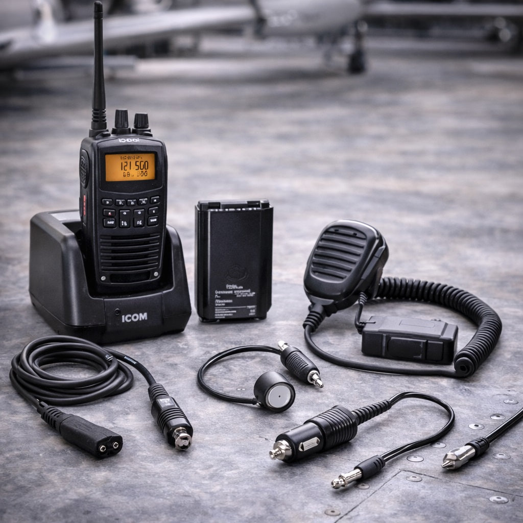AI Generated Radio Accessories Collection Image